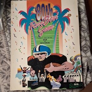 Vintage Rose Bowl Game Poster - Colorful Design